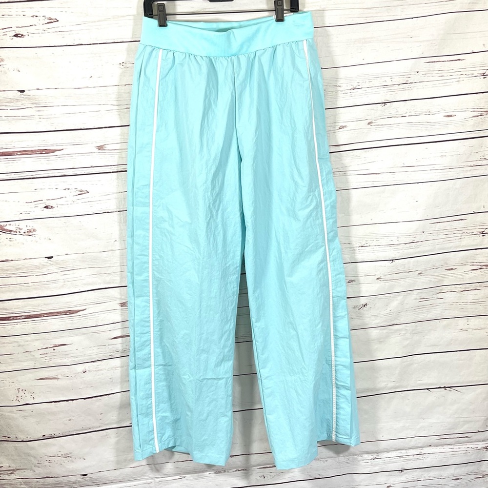 Nike Sportswear Pant‎ Icon Clash Women's Woven Wide-Leg Trousers Blue Size L